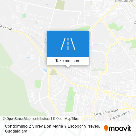 Mapa de Condominio 2 Virrey Don María Y Escobar Virreyes