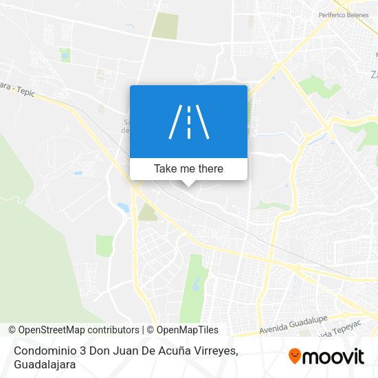 Mapa de Condominio 3 Don Juan De Acuña Virreyes