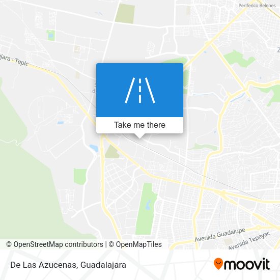 Mapa de De Las Azucenas