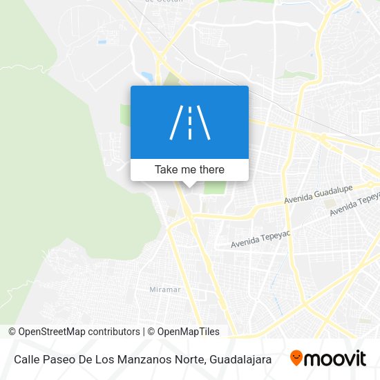 Calle Paseo De Los Manzanos Norte map