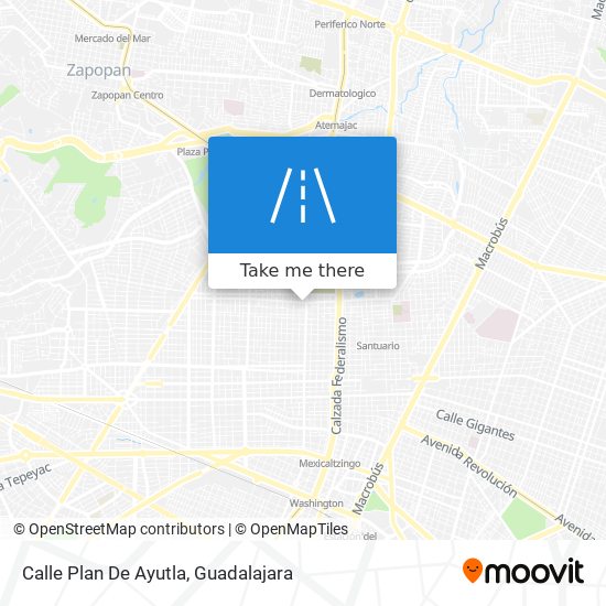 Calle Plan De Ayutla map