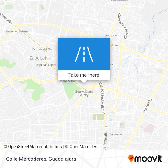 Calle Mercaderes map