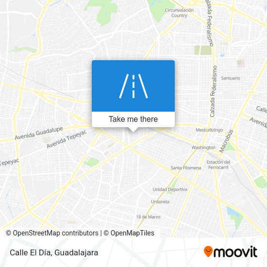 Mapa de Calle El Día
