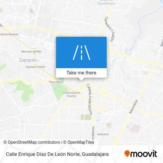 Calle Enrique Díaz De León Norte map