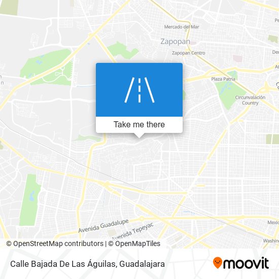 Calle Bajada De Las Águilas map