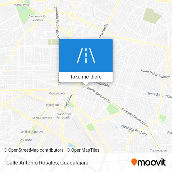 Calle Antonio Rosales map