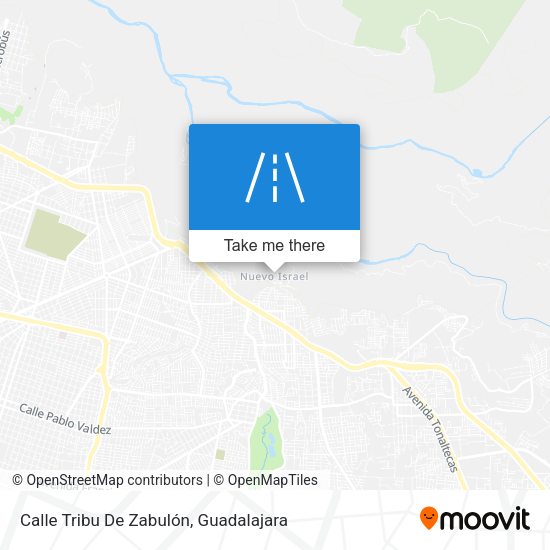 Calle Tribu De Zabulón map