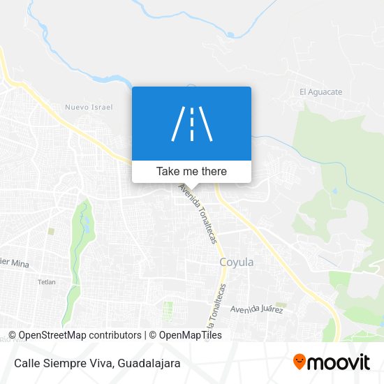 Calle Siempre Viva map