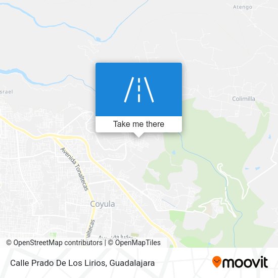 Mapa de Calle Prado De Los Lirios