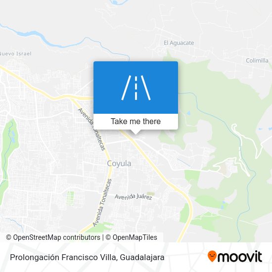 Prolongación Francisco Villa map