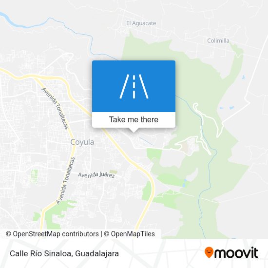 Calle Río Sinaloa map