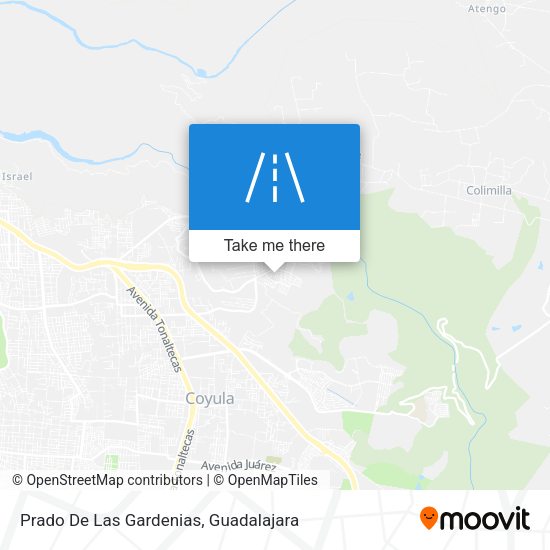 Prado De Las Gardenias map