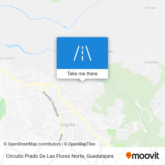 Circuito Prado De Las Flores Norte map