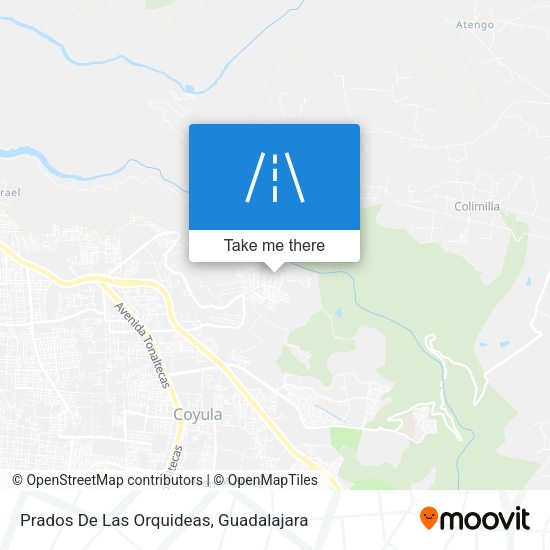 Prados De Las Orquideas map