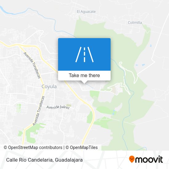 Calle Río Candelaria map