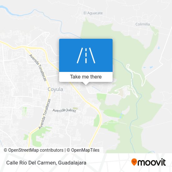 Mapa de Calle Río Del Carmen