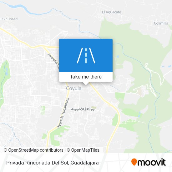 Mapa de Privada Rinconada Del Sol