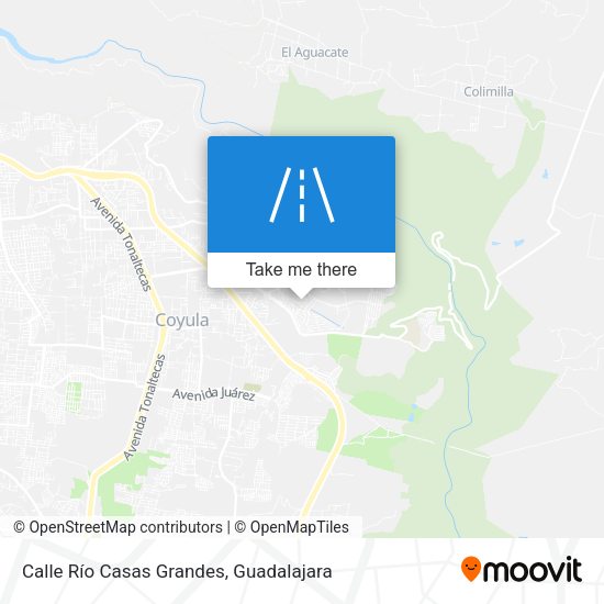 Mapa de Calle Río Casas Grandes