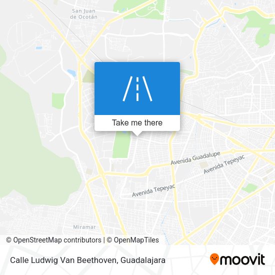 Calle Ludwig Van Beethoven map