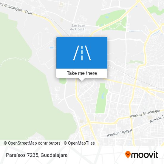 Paraísos 7235 map