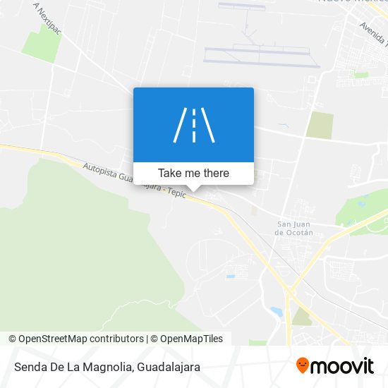 Mapa de Senda De La Magnolia