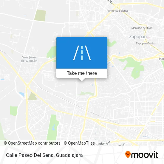 Calle Paseo Del Sena map