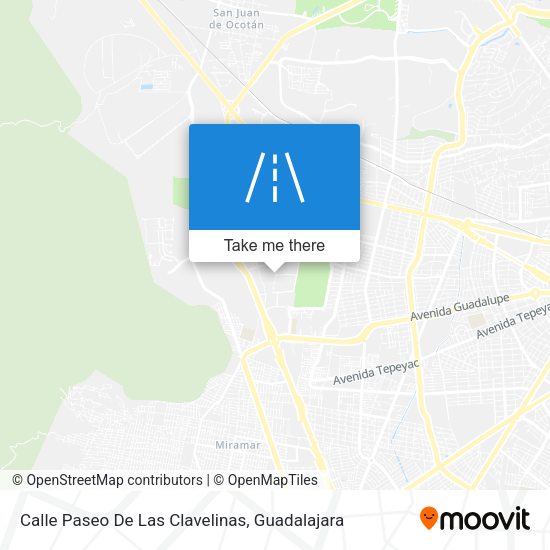 Calle Paseo De Las Clavelinas map