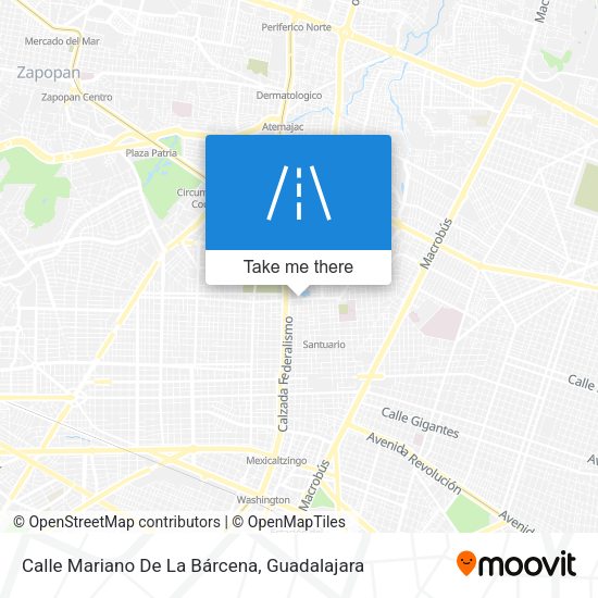 Calle Mariano De La Bárcena map