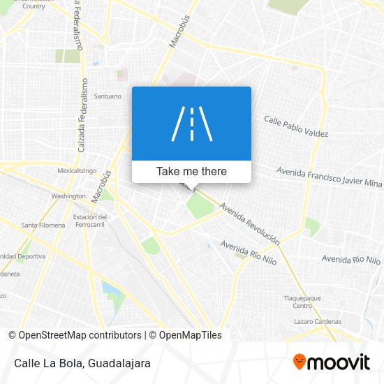 Mapa de Calle La Bola