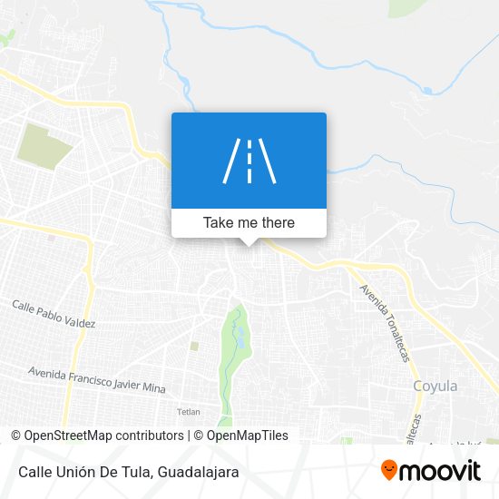 Calle Unión De Tula map