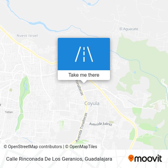 Calle Rinconada De Los Geranios map