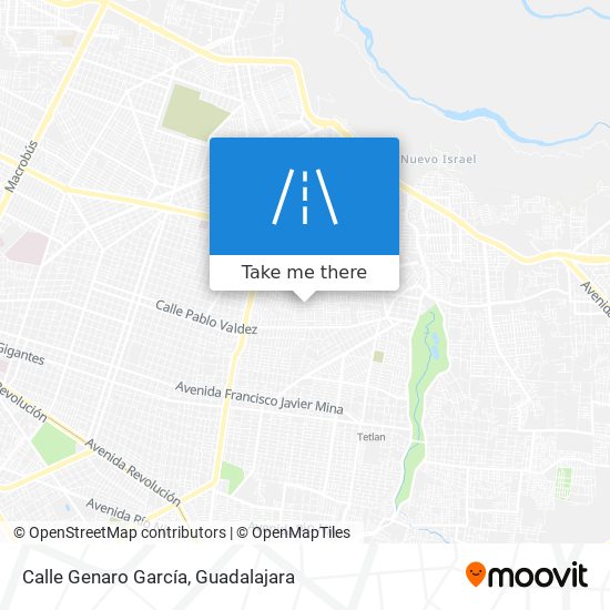 Mapa de Calle Genaro García