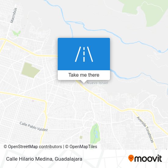 Mapa de Calle Hilario Medina