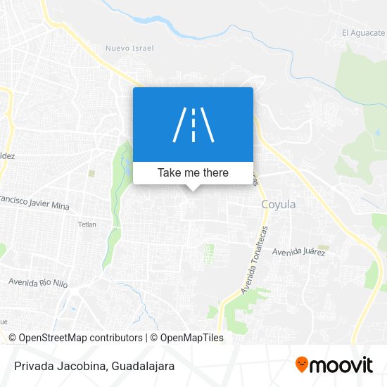 Mapa de Privada Jacobina