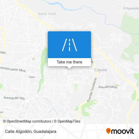 Calle Algodón map