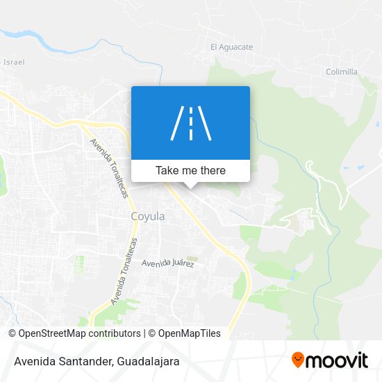 Avenida Santander map