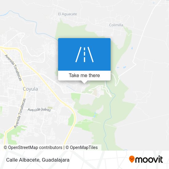 Mapa de Calle Albacete