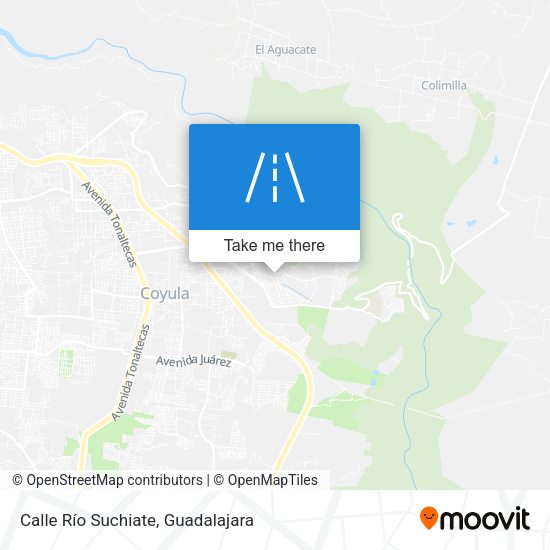 Mapa de Calle Río Suchiate