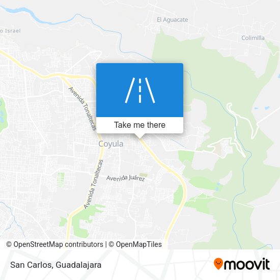 Mapa de San Carlos