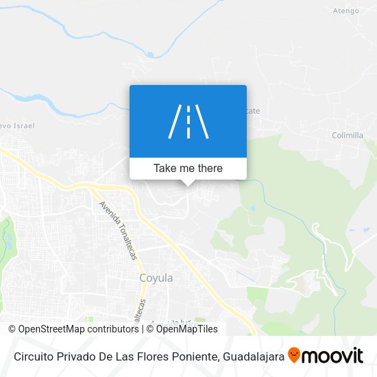 Circuito Privado De Las Flores Poniente map