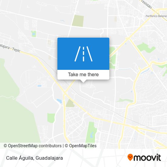 Mapa de Calle Águila