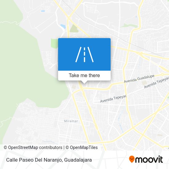 Mapa de Calle Paseo Del Naranjo