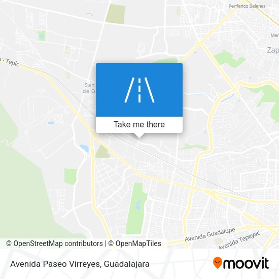 Mapa de Avenida Paseo Virreyes