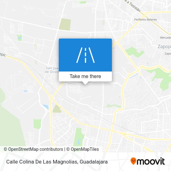 Mapa de Calle Colina De Las Magnolias
