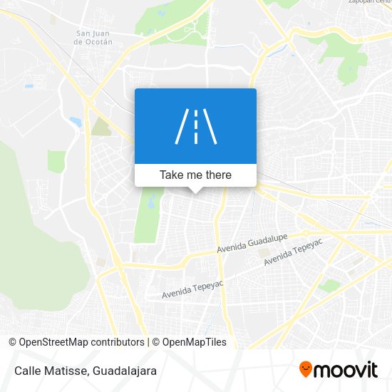 Mapa de Calle Matisse