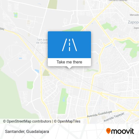 Mapa de Santander