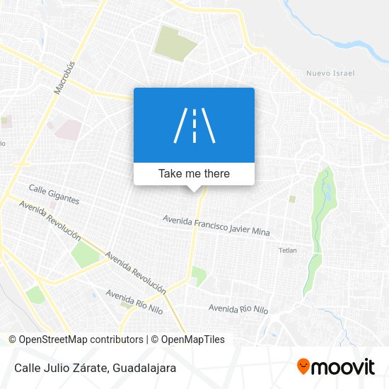 Calle Julio Zárate map
