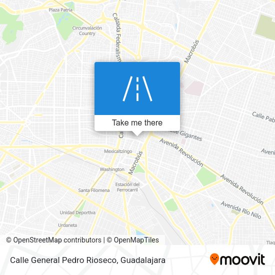 Calle General Pedro Rioseco map