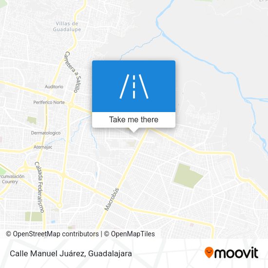 Mapa de Calle Manuel Juárez