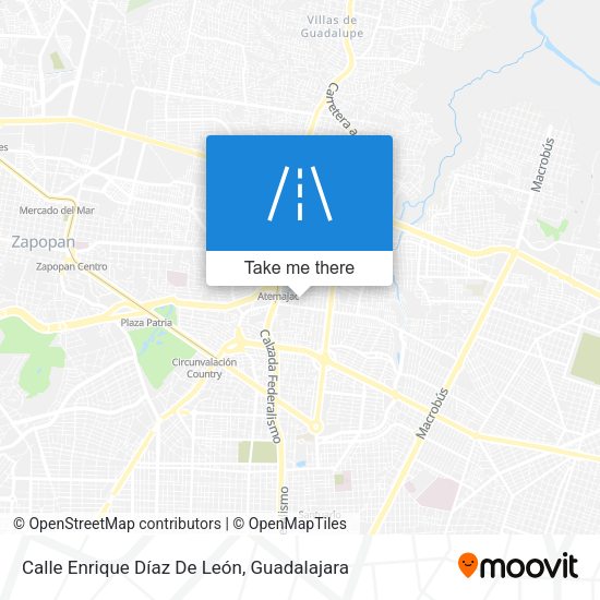 Mapa de Calle Enrique Díaz De León